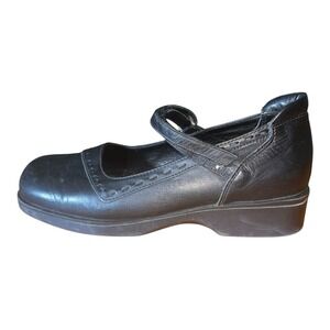 NAOT Black Leather Mary Jane Comfort Shoes Womens US 9 9.5 EU 40 Witchy Academia